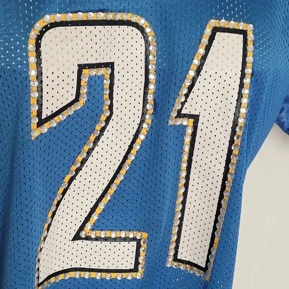 NFL San Diego Chargers Sparkle 21 Jersey L - Picture 3 of 10